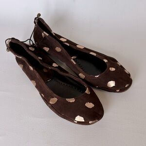 Georgina Goodman Suede Polkadot Flats
